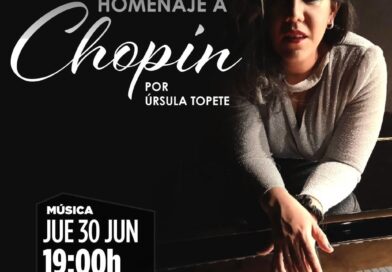 “Homenaje a Chopín por Úrsula Topete”, jue 30 de jun, 19:00 hrs, Centro Cultural Teopanzolco