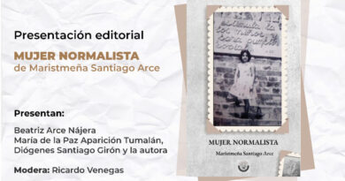 Presentación Editorial “Mujer Normalista”, jueves 01 de dic, 16:00 hrs en el MMAPO.