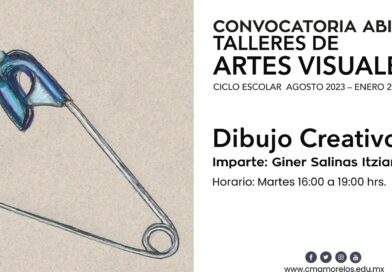 Convocatoria “Dibujo creativo”, martes 16:00 a 19:00 hrs Centro Morelense de las Artes