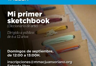 Taller  “Mi primer sketchbook”,  domingos de septiembre de 12 a 13:00H, MMAC.